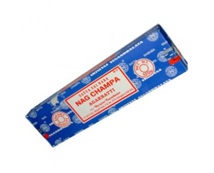 Ароматичні палички Сат’я Наг Чампа Сат’я (Satya Nag champa Satya), 40 грам Ароматичні палички Сат’я Наг Чампа Сат’я (Satya Nag champa Satya), 40 грам