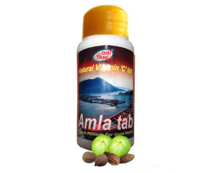 Амла Шрі Ганга (Amla Shri Ganga), 200 таблеток - 100 грам Амла Шрі Ганга (Amla Shri Ganga), 200 таблеток - 100 грам
