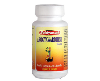 Арог'явардхіні ваті Байд'янатх (Arogyawardhini bati Baidyanath), 80 таблеток - 24 грама Арог'явардхіні ваті Байд'янатх (Arogyawardhini bati Baidyanath), 80 таблеток - 24 грама