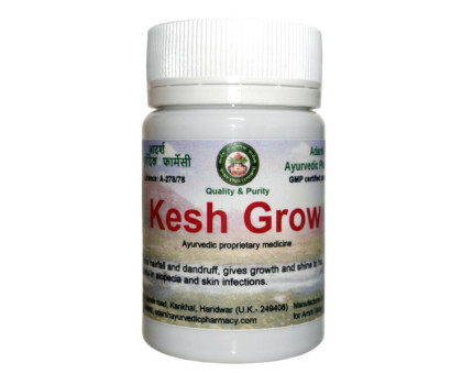 Кеш Гроу Адарш Аюрведік (Kesh Grow Adarsh Ayurvedic), 40 грам ~ 80 таблеток Кеш Гроу Адарш Аюрведік (Kesh Grow Adarsh Ayurvedic), 40 грам ~ 80 таблеток