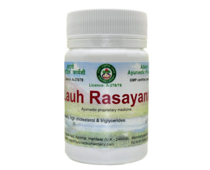 Лаух Расаяна Адарш Аюрведік (Lauh Rasayana Adarsh Ayurvedic), 20 грам ~ 50 таблеток Лаух Расаяна Адарш Аюрведік (Lauh Rasayana Adarsh Ayurvedic), 20 грам ~ 50 таблеток