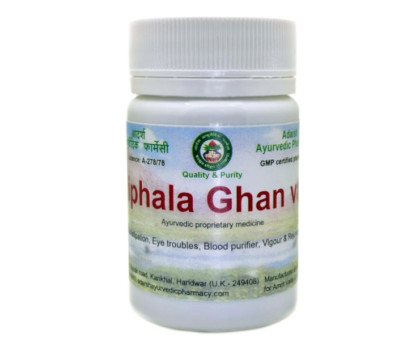 Тріфала екстракт Адарш Аюрведік (Triphala extract Adarsh Ayurvedic), 60 грам ~ 120 таблеток Тріфала екстракт Адарш Аюрведік (Triphala extract Adarsh Ayurvedic), 60 грам ~ 120 таблеток