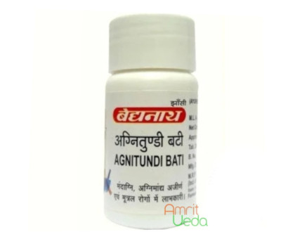 Агнітунді баті Байд'янатх (Agnitundi bati Baidyanath), 80 таблеток - 24 грама Агнітунді баті Байд'янатх (Agnitundi bati Baidyanath), 80 таблеток - 24 грама