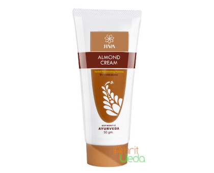 Крем для обличчя з мигдалем Джива (Almond cream Jiva), 50 грам Крем для обличчя з мигдалем Джива (Almond cream Jiva), 50 грам