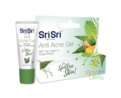 Анті акне гель Шрі Шрі Таттва (Anti acne gel Sri Sri Tattva), 10 грам Анті акне гель Шрі Шрі Таттва (Anti acne gel Sri Sri Tattva), 10 грам