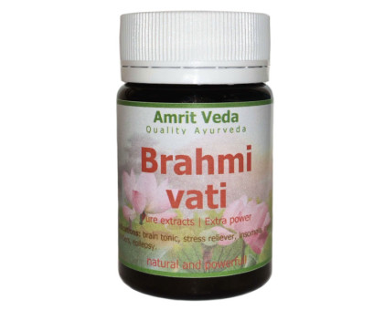 Brahmi vati Amrit Veda, 90 tabletas Brahmi vati Amrit Veda, 90 tabletas