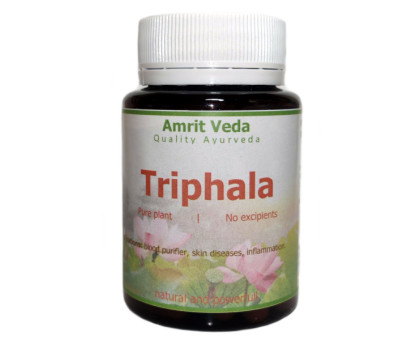 Тріфала Амріт Веда (Triphala Amrit Veda), 60 капсул Тріфала Амріт Веда (Triphala Amrit Veda), 60 капсул