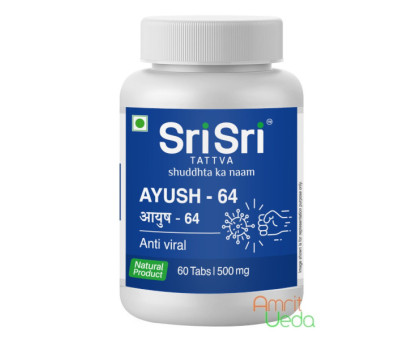 Аюш-64 Шрі Шрі Таттва (Ayush-64 Sri Sri Tattva), 60 таблеток Аюш-64 Шрі Шрі Таттва (Ayush-64 Sri Sri Tattva), 60 таблеток