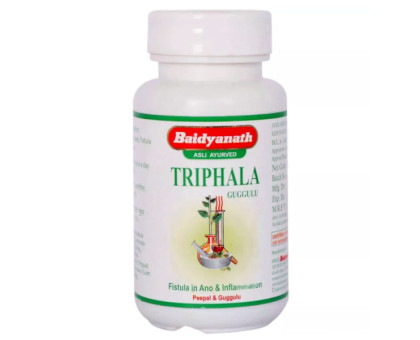 Тріфала Гуггул Байд'янатх (Triphala Guggulu Baidyanath), 80 таблеток - 25 грам Тріфала Гуггул Байд'янатх (Triphala Guggulu Baidyanath), 80 таблеток - 25 грам