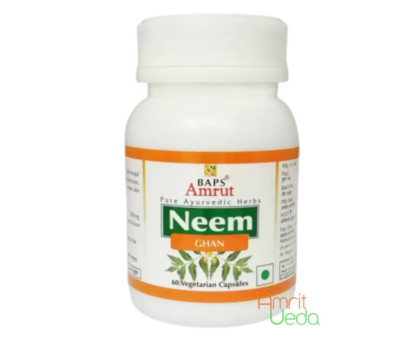 Нім екстракт БАПС Амрут (Neem extract BAPS Amruth), 60 капсул Нім екстракт БАПС Амрут (Neem extract BAPS Amruth), 60 капсул