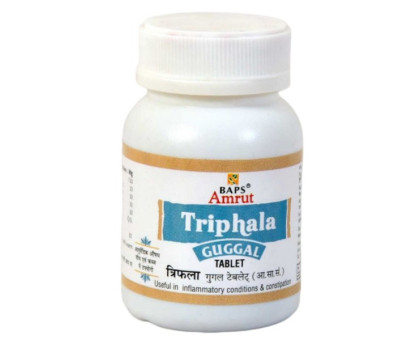 Тріфала Гуггул БАПС (Triphala Guggul BAPS), 180 таблеток Тріфала Гуггул БАПС (Triphala Guggul BAPS), 180 таблеток