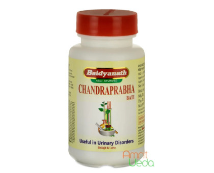 Чандрапрабха баті Байд'янатх (Chandraprabha bati Baidyanath), 80 таблеток - 28 грам Чандрапрабха баті Байд'янатх (Chandraprabha bati Baidyanath), 80 таблеток - 28 грам