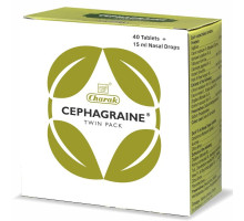 Сефагрейн таблетки + краплі (Cephagraine tablets + drops), 40 таблеток + 15 мл