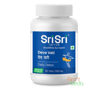 Дева ваті Шрі Шрі Таттва (Deva vati Sri Sri Tattva), 60 таблеток Дева ваті Шрі Шрі Таттва (Deva vati Sri Sri Tattva), 60 таблеток
