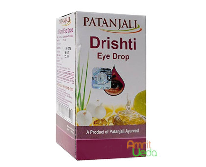 Очні краплі Дрішті Патанджалі (Eye drops Drishti Patanjali), 10 мл Очні краплі Дрішті Патанджалі (Eye drops Drishti Patanjali), 10 мл