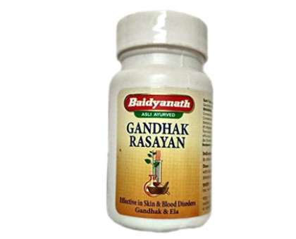 Гандхак Расаяна Байд'янатх (Gandhak Rasayana Baidyanath), 40 таблеток - 12 грам - 12 грам Гандхак Расаяна Байд'янатх (Gandhak Rasayana Baidyanath), 40 таблеток - 12 грам - 12 грам