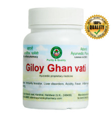 Гілой гхан (Giloy ghan), 20 грам ~ 65 таблеток