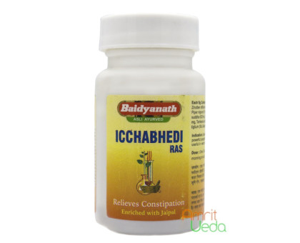 Ічхабхеді Рас Байд'янатх (Ichhabhedi Ras Baidyanath), 10 грам - 80 таблеток Ічхабхеді Рас Байд'янатх (Ichhabhedi Ras Baidyanath), 10 грам - 80 таблеток