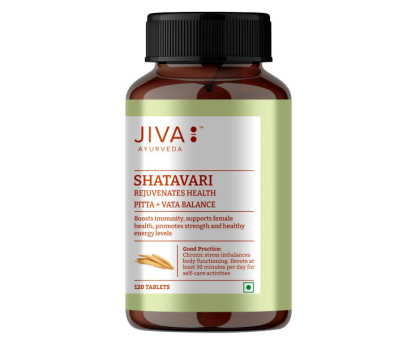 Шатаварі Джива (Shatavari Jiva), 120 таблеток Шатаварі Джива (Shatavari Jiva), 120 таблеток