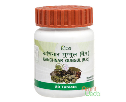 Канчнар Гуггул Патанджалі (Kanchnar Guggul Patanjali), 80 таблеток Канчнар Гуггул Патанджалі (Kanchnar Guggul Patanjali), 80 таблеток