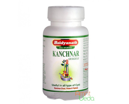 Канчнар Гуггул Байд'янатх (Kanchnar Guggulu Baidyanath), 80 таблеток - 30 грам Канчнар Гуггул Байд'янатх (Kanchnar Guggulu Baidyanath), 80 таблеток - 30 грам