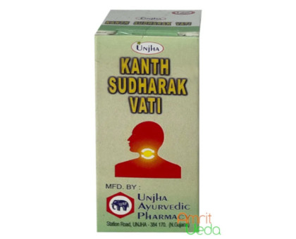 Кантх Судхарак ваті Унджа (Kanth Sudharak vati Unjha), 10 грам Кантх Судхарак ваті Унджа (Kanth Sudharak vati Unjha), 10 грам