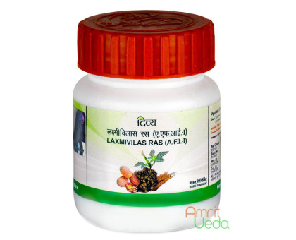 Лакшмі Вілас Рас Патанджалі (Laxmi Vilas Ras Patanjali), 80 таблеток Лакшмі Вілас Рас Патанджалі (Laxmi Vilas Ras Patanjali), 80 таблеток