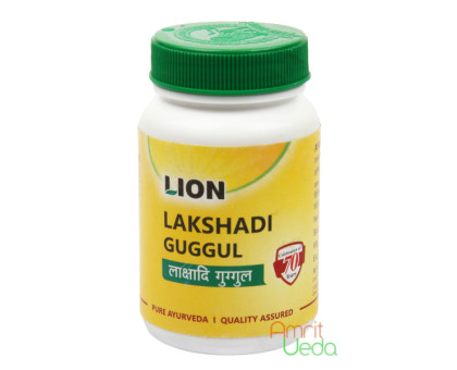 Лакшаді Гуггул Лайон (Lakshadi Guggul Lion), 100 таблеток - 30 грам Лакшаді Гуггул Лайон (Lakshadi Guggul Lion), 100 таблеток - 30 грам