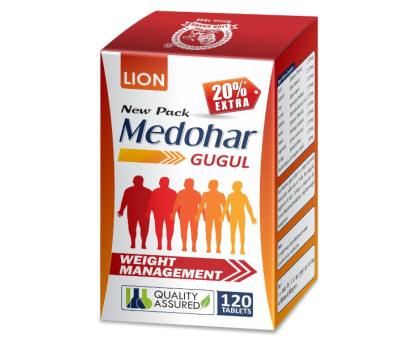 Медохар Гуггул Лайон (Medohar Guggul Lion), 120 таблеток Медохар Гуггул Лайон (Medohar Guggul Lion), 120 таблеток