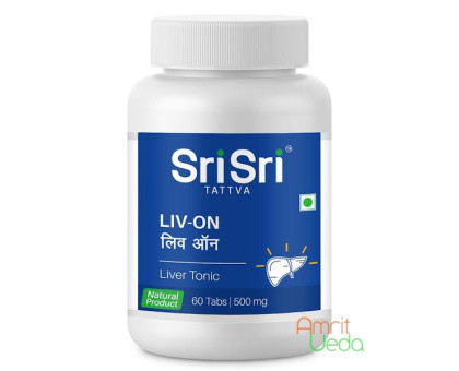 Лів-он Шрі Шрі Таттва (Liv-on Sri Sri Tattva), 60 таблеток Лів-он Шрі Шрі Таттва (Liv-on Sri Sri Tattva), 60 таблеток