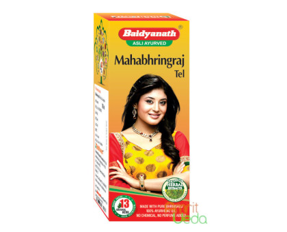 Махабрінгарадж таіл Байд'янатх (Mahabhringraj tail Baidyanath), 100 мл Махабрінгарадж таіл Байд'янатх (Mahabhringraj tail Baidyanath), 100 мл