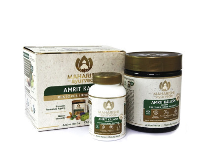 Амріт Калаш Махаріши Аюрведа (Amrit Kalash Maharishi Ayurveda), 600 грам + 60 таблеток Амріт Калаш Махаріши Аюрведа (Amrit Kalash Maharishi Ayurveda), 600 грам + 60 таблеток