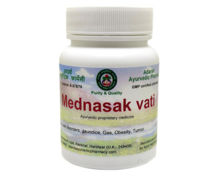 Меднасак ваті Адарш Аюрведік (Mednasak vati Adarsh Ayurvedic), 40 грам ~ 100 таблеток Меднасак ваті Адарш Аюрведік (Mednasak vati Adarsh Ayurvedic), 40 грам ~ 100 таблеток
