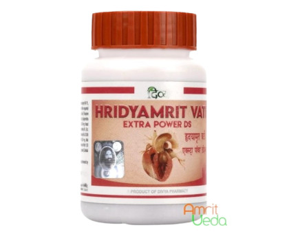 Хрід’ямріт ваті ДС Патанджалі (Hridyamrit vati DS Patanjali), 40 таблеток Хрід’ямріт ваті ДС Патанджалі (Hridyamrit vati DS Patanjali), 40 таблеток