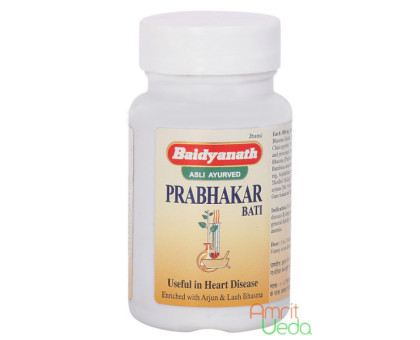 Прабхакар ваті Байд'янатх (Prabhakar bati Baidyanath), 80 таблеток Прабхакар ваті Байд'янатх (Prabhakar bati Baidyanath), 80 таблеток