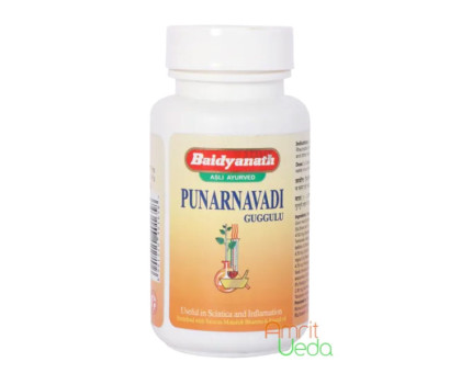 Пунарнаваді Гуггул Байд'янатх (Punarnavadi Guggulu Baidyanath), 80 таблеток - 30 грам Пунарнаваді Гуггул Байд'янатх (Punarnavadi Guggulu Baidyanath), 80 таблеток - 30 грам