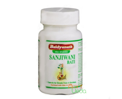 Сандживані баті Байд'янатх (Sanjiwani bati Baidyanath), 80 таблеток Сандживані баті Байд'янатх (Sanjiwani bati Baidyanath), 80 таблеток