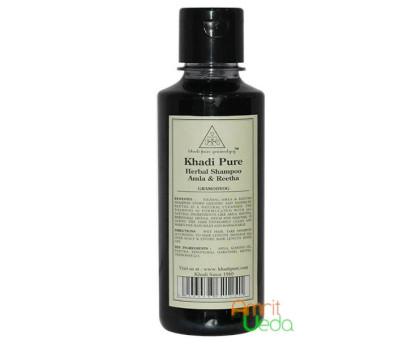 Шампунь Амла - Рітха Кхаді (Amla and Reetha shampoo Khadi), 210 мл Шампунь Амла - Рітха Кхаді (Amla and Reetha shampoo Khadi), 210 мл