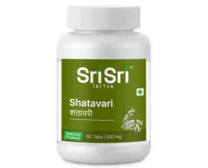 Шатаварі Шрі Шрі Таттва (Shatavari Sri Sri Tattva), 60 таблеток - 30 грам Шатаварі Шрі Шрі Таттва (Shatavari Sri Sri Tattva), 60 таблеток - 30 грам