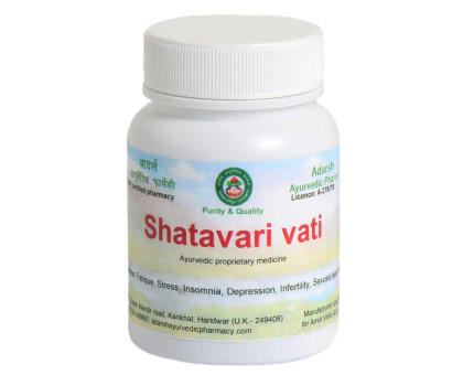 Шатаварі ваті Адарш Аюрведік (Shatavari vati Adarsh Ayurvedic), 100 грам ~ 180 таблеток Шатаварі ваті Адарш Аюрведік (Shatavari vati Adarsh Ayurvedic), 100 грам ~ 180 таблеток