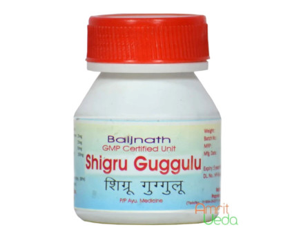 Шигру Гуггул Бейджнатх (Shigru Guggulu Baijnath), 100 таблеток Шигру Гуггул Бейджнатх (Shigru Guggulu Baijnath), 100 таблеток