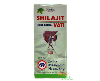 Шиладжит ваті Унджа (Shilajit vati Unjha), 40 таблеток - 10 грам Шиладжит ваті Унджа (Shilajit vati Unjha), 40 таблеток - 10 грам