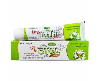 Зубна паста Dr. Teeth Свадеши Аюрведа (Toothpaste Dr. Teeth Swadeshi Ayurveda), 100 грам Зубна паста Dr. Teeth Свадеши Аюрведа (Toothpaste Dr. Teeth Swadeshi Ayurveda), 100 грам