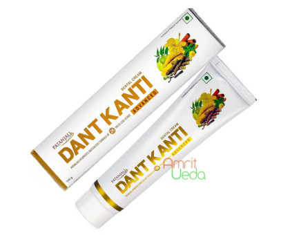 Зубна паста Дант Канті Адвансед Патанджалі (Toothpaste Дант Kanti Advanced Patanjali), 100 грам Зубна паста Дант Канті Адвансед Патанджалі (Toothpaste Дант Kanti Advanced Patanjali), 100 грам