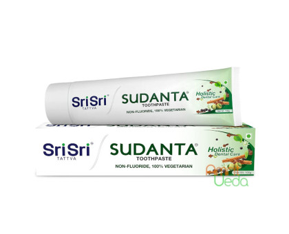Зубна паста Суданта Шрі Шрі Таттва (Toothpaste Sudanta Sri Sri Tattva), 100 грам Зубна паста Суданта Шрі Шрі Таттва (Toothpaste Sudanta Sri Sri Tattva), 100 грам