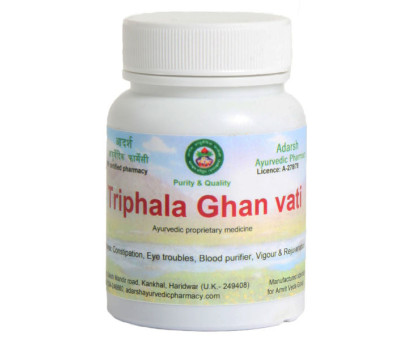 Тріфала екстракт Адарш Аюрведік (Triphala extract Adarsh Ayurvedic), 100 грам ~ 200 таблеток Тріфала екстракт Адарш Аюрведік (Triphala extract Adarsh Ayurvedic), 100 грам ~ 200 таблеток