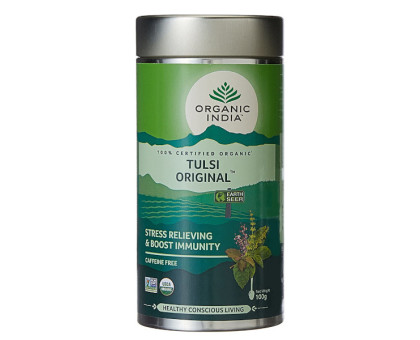 Чай Тулсі Оріджінал Органік Індія (Tulsi Original tea Organic India), 100 грам Чай Тулсі Оріджінал Органік Індія (Tulsi Original tea Organic India), 100 грам