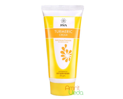 Крем з куркумою Джива (Turmeric cream Jiva), 50 грам Крем з куркумою Джива (Turmeric cream Jiva), 50 грам