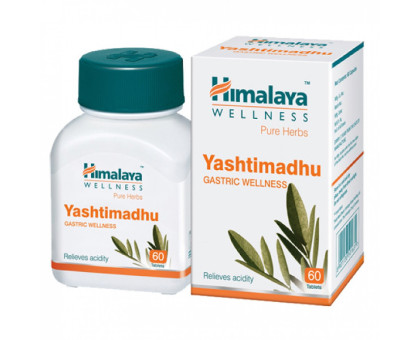 Яштімадху Хімалая (Yashtimadhu Himalaya), 60 таблеток Яштімадху Хімалая (Yashtimadhu Himalaya), 60 таблеток
