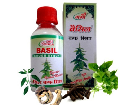 Сироп від кашлю Базіл Шрі Ганга (Basil syrup Shri Ganga), 100 мл Сироп від кашлю Базіл Шрі Ганга (Basil syrup Shri Ganga), 100 мл